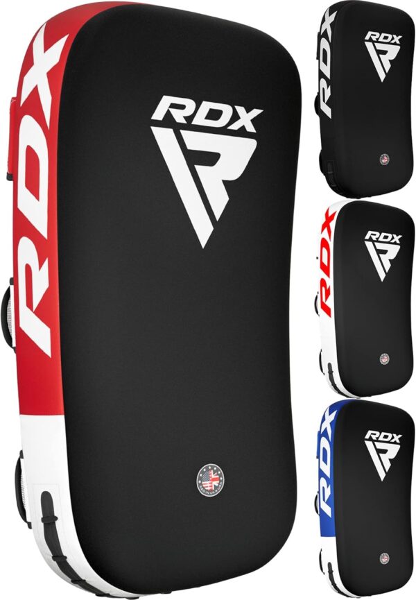 RDX Muay Thai Pad for Training, Curved Kickboxing kicking strike Shield, Coaching Kick Boxing, MMA, Martial Arts, Karate, Taekwondo, Punching, Foot, Knee and Elbow Target