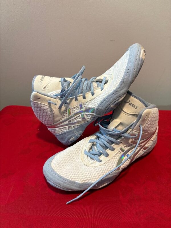 ASICS Women's MATBLAZER Wrestling Shoes 9 White/Mist