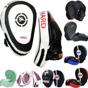 MMA Focus Punching Mitts Training Thai Kick Strike Shield Curved Boxing Mitts