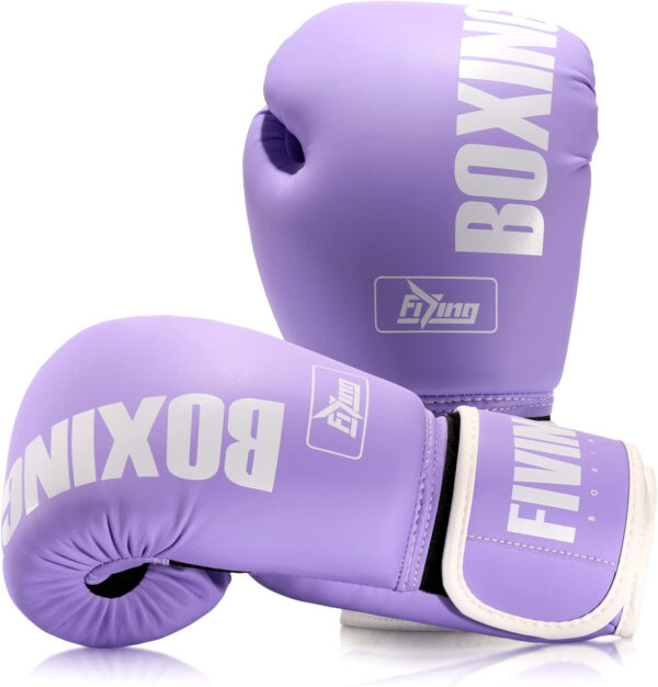 Pro Style Boxing Gloves for Women, PU Leather, Training Muay Thai,Sparring,Fight