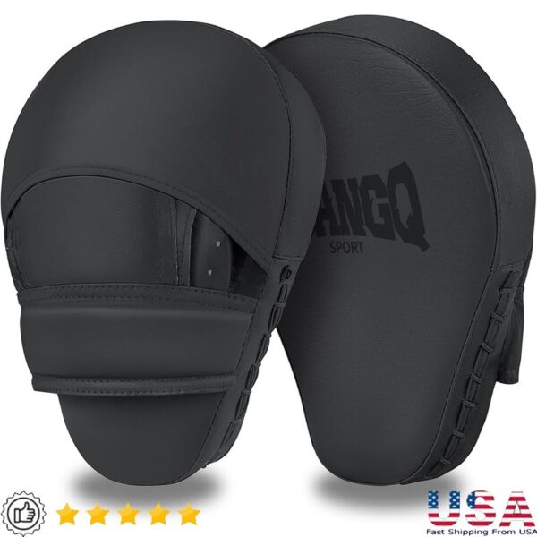 Curved Boxing Focus Mitts Training Pad Muay Thai Kickboxing Martial Arts New