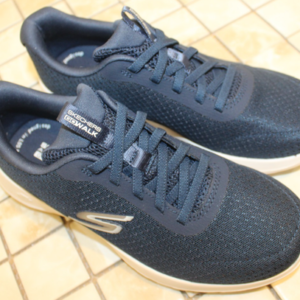 Skechers Air Cooled Goga Mat Shoes Women's 5 M Navy Blue Go-Run Running Athletic
