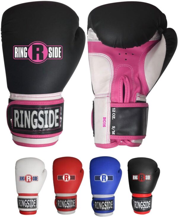 Ringside Pro Style Boxing Training Gloves Kickboxing Muay Thai Gel Sparring Punching Bag Mitts