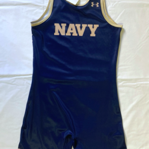 2020 UNDER ARMOUR Navy Naval Acadeny NCAA Wrestling Singlet WOMENS sample LARGE