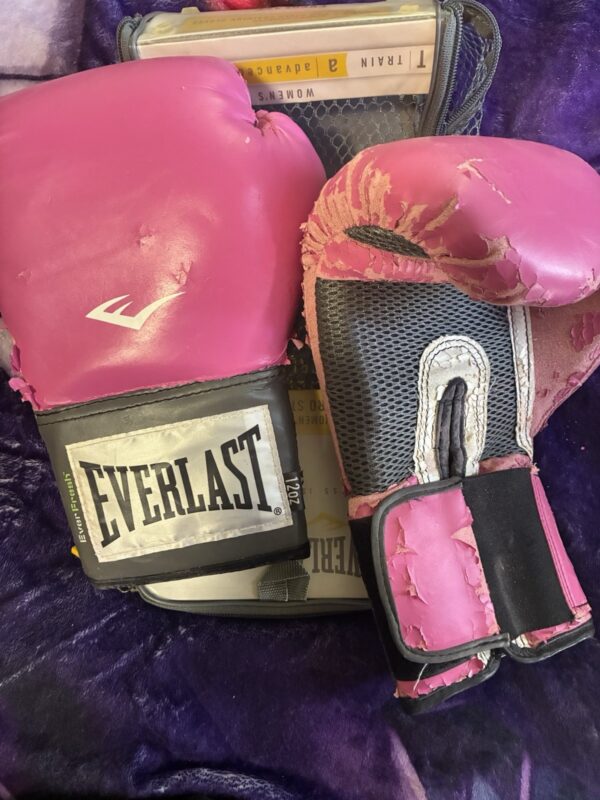 Everlast Women’s Pro Style  12 oz. Pink Training Boxing Gloves USED