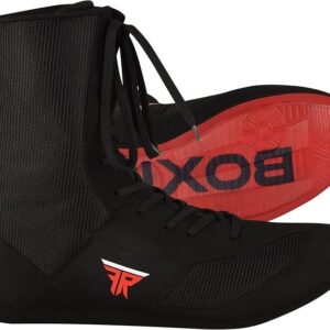 FISTRAGE Leather Kick Boxing Shoes Fighting Sports Master Training Mesh Unisex