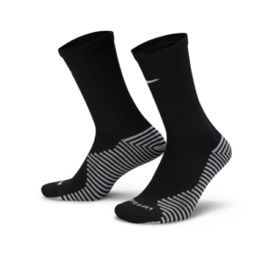 Nike Strike Women Black White Crew Polyester Logo Soccer Training Socks Sz 4-6