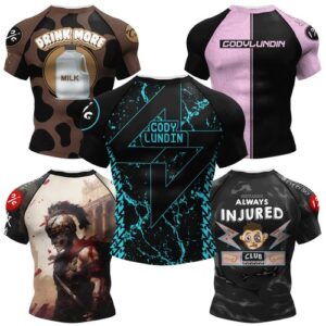 Hot Sale BJJ Rashguard Grappling Brazilian Jiu Jitsu MMA Rash Guard Shirt