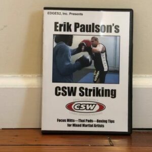 STRIKING DVD focus mitts muay thai pads boxing kickboxing jab cross footwork mma