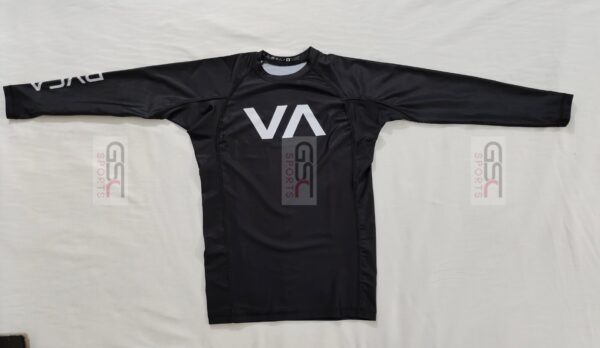 Black BJJ Rash guard Martial arts surfing UPF 50 NO GI rash guard unisex M size