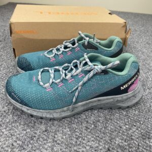 Merrell Fly Strike Shoes Womens Size 10 Lake Jade Trail Running Hiking J067620