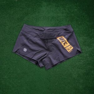 Reebok UFC Women's Black Gold Performance Training Fight Shorts AZ5747