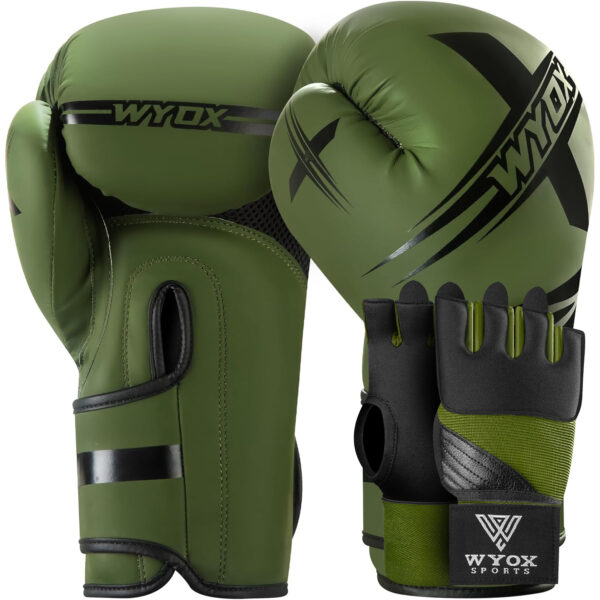 WYOX Gel Boxing Hand Wraps & Taining boxing gloves For Training, Kickboxing,MMA