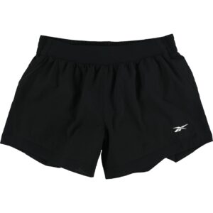 Reebok Womens Tech Style Epic Lightweight Athletic Workout Shorts, Black, Small