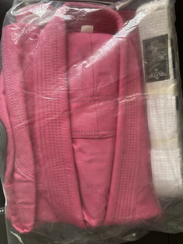 Elite Sports GI Size A1 Women's Pink Technical Uniform BJJ