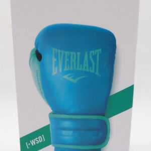 Everlast Powerlock2 +WSD Boxing Sparring Gloves - Women - 12oz - Teal Blue - NEW