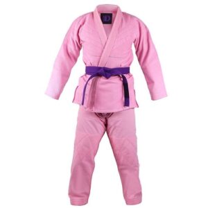 Lightweight Women Brazilian Jiu-Jitsu BJJ Gi-Dark Arts Free Handmade Belt-Pink