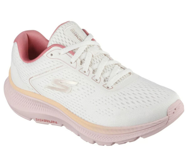 Go Run Natural Pink Women's Skechers Running Shoes Goga Mat cushion Mesh 128607