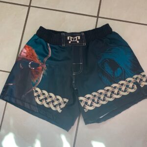 MyHouse Gear Women's Fight Shorts size Small, featuring Merida & Mor’du