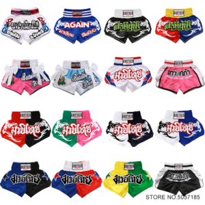 Muay Thai Shorts Cage Fighting Kickboxing Pants MenWomen Kid Fashion Kick Boxing