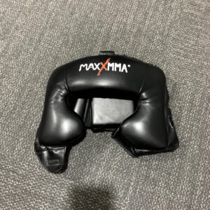 Maxx MMA Headgear Boxing MMA Training Kickboxing Protection Size L-XL Black