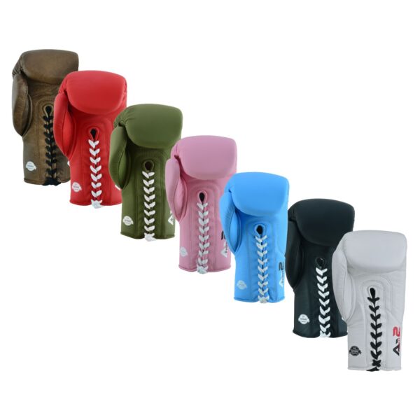 Fadi Sports Lace-Up Boxing Gloves 10oz 12oz 14oz 16oz Leather Training