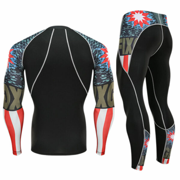 Brazilian Jiu-Jitsu BJJ Rashguard & Spats Sets Rash Guard MMA No Gi Barra