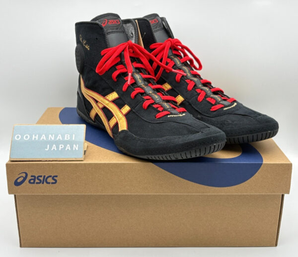 ASICS EX-EO Wrestling Boxing Shoes DAN GABLE EVO 3 Black/Gold 2025 New Model