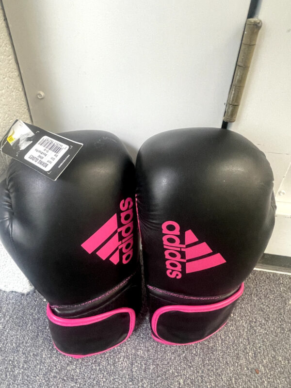 adidas Boxing Gloves Hybrid 80 | Black and Pink | 10 oz | Women's | Boxing - NWT