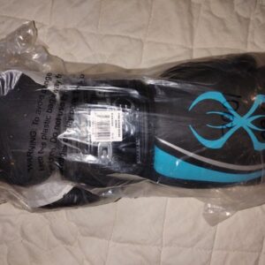 STING Women's Aurora Boxing Gloves – Black/Aqua, 10 oz