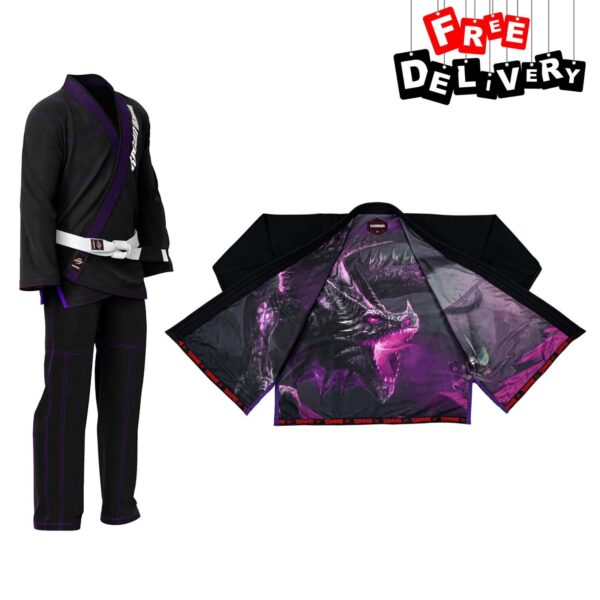 Dragon Warrior Sublimation BJJ Gi – Premium Brazilian Jiu Jitsu Uniform for Trai