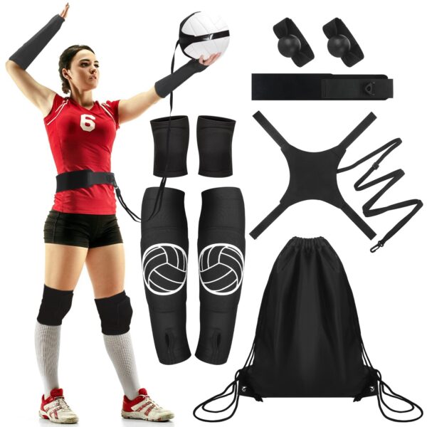 5 Set Volleyball Training Equipment Aid Volleyball Gear Volleyball Knee Pads ...
