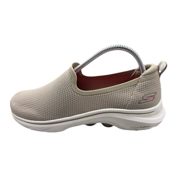 Skechers GOwalk Slip On Shoes Women’s 9 Taupe Air Cooled Goga Mat Comfort