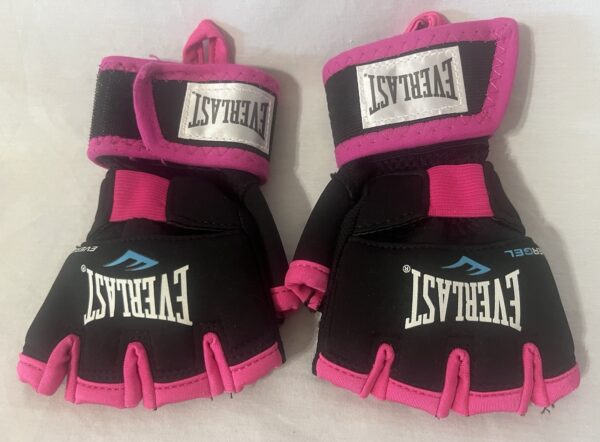 Everlast EverGel Women Hand Wraps MMA Boxing Training Pink Size Small/Medium