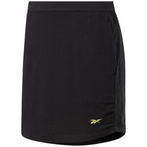 Reebok Skirt Womens Small Slim MYT French Terry Cotton Fashion Training Black