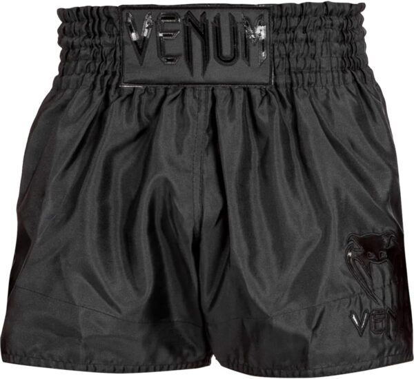 Venum Unisex-Adult Venum Classic Muay Thai Shorts - Black/Black