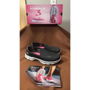 Skechers Shoes Women's 8.5  Slip On Sneakers Loafer Go Walk 3 Goga Mat Comfort