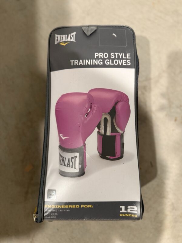 Everlast Women's Pro Style Training Gloves Pink New 12 Oz