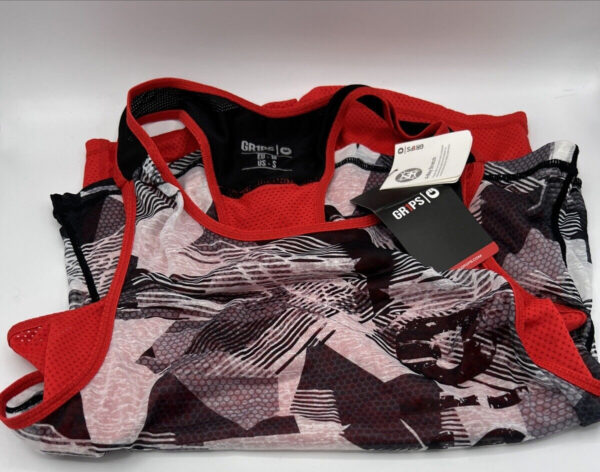 Gr1ps MMA BJJ Women's Size S Rash Guard Dual Layer Tank Top 4-Way Stretch
