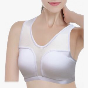 Ladies Chest Guard Protector Sports Bra with Pads Karate,Taekwondo,Boxing Womens