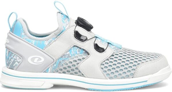Dexter Women's DexLite Pro BOA Grey Blue Right Hand Bowling Shoes