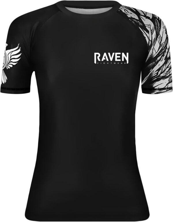 Raven Fightwear Women's Aerial Assault Short Sleeve BJJ Rash Guard MMA