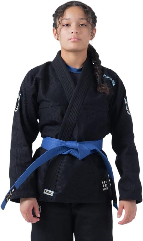 KINGZ Nano 3.0 Women’s Jiu Jitsu Gi – IBJJF 2024 Legal, Pearl Weave Jacket & 8 oz Ripstop Pants