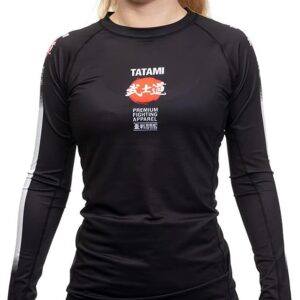 Tatami Fightwear Women's Bushido Long Sleeve Rashguard - Black