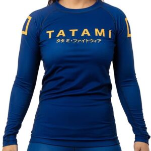 Tatami Fightwear Women's Katakana Long Sleeve Rashguard - Navy