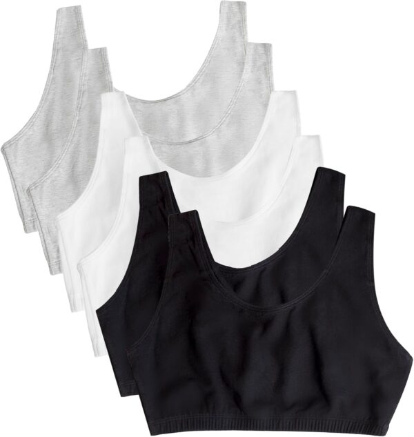 Fruit of The Loom Women's Multi-Pack Tank Top Style Sports Bra