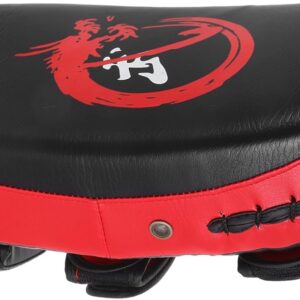 Kickboxing Kick Pad Curved Thicken Martial Arts Shield for Karate Taekwondo Sparring Training Pu Ventilated Design Absorption