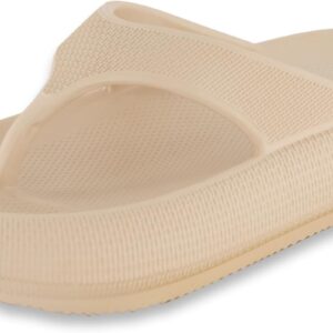 CUSHIONAIRE Women's Fling recovery cloud pool slides sandal with +Comfort