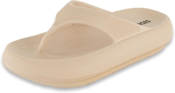 CUSHIONAIRE Women's Fling recovery cloud pool slides sandal with +Comfort