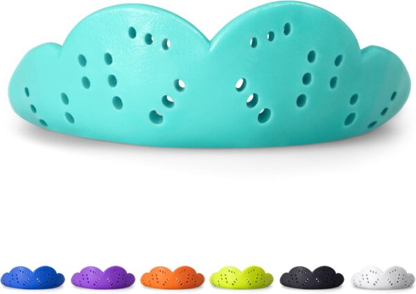 SISU Max Mouthguard - 50% Stronger, Maximum Protection for Rugby, MMA, Boxing, Lacrosse, Football, Hockey, High-Impact Sports - Adult Fit, Remoldable Up to 20 Times, Works for Braces